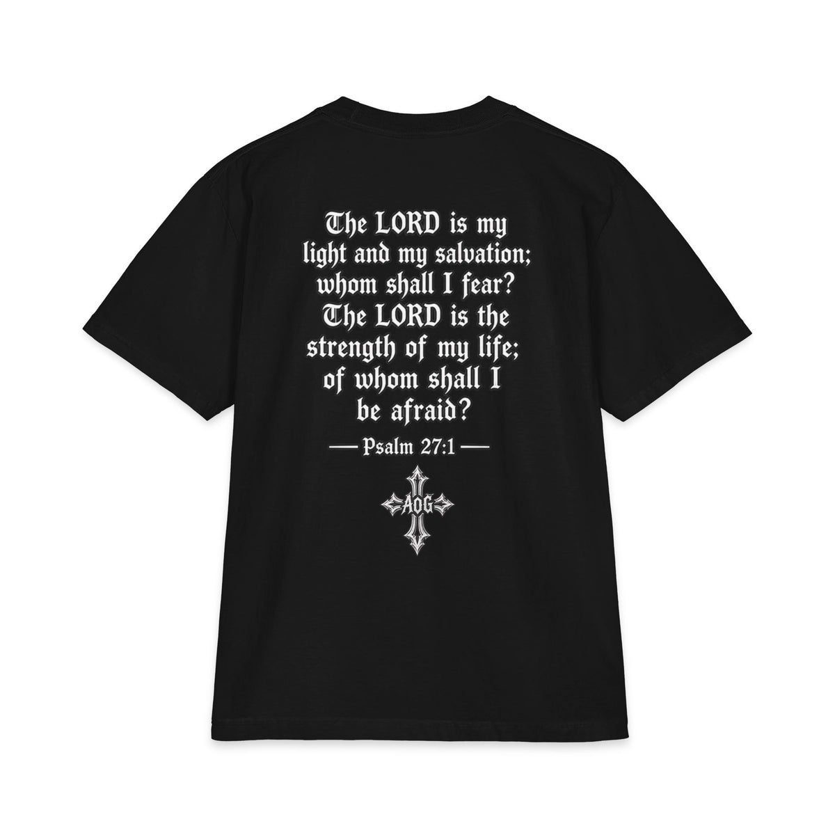 Psalm 27:1 Oversized T-Shirt